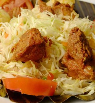 Cerdo o chancho con Yuca